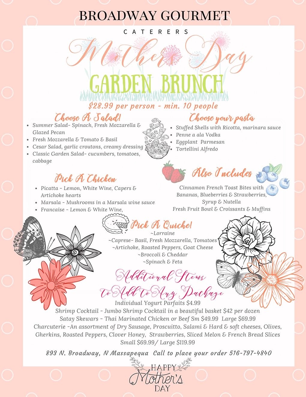 Mothers Day 2021- Garden Brunch